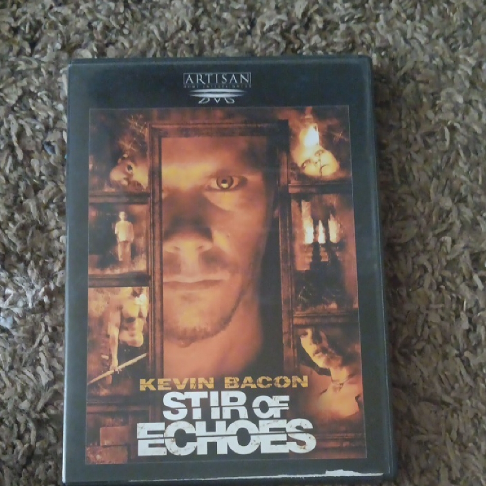 Stir of Echoes DVD with Black and Orange Cover